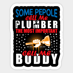 Plumber T - Shirt Design Sticker